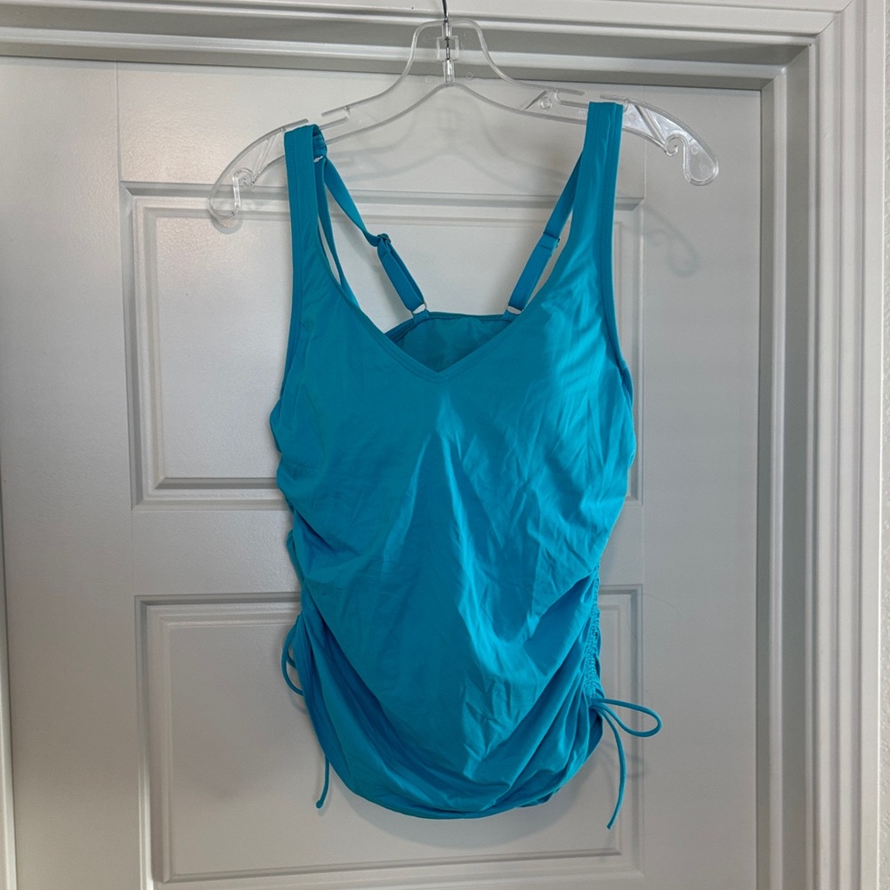 Lands' End Turquoise Swim Top